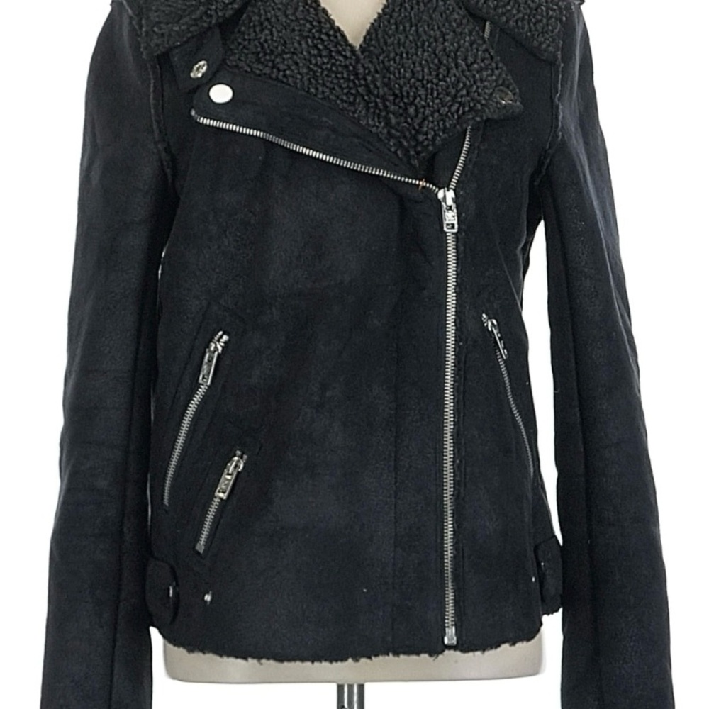 Women's American Eagle Black Shearling Jacket